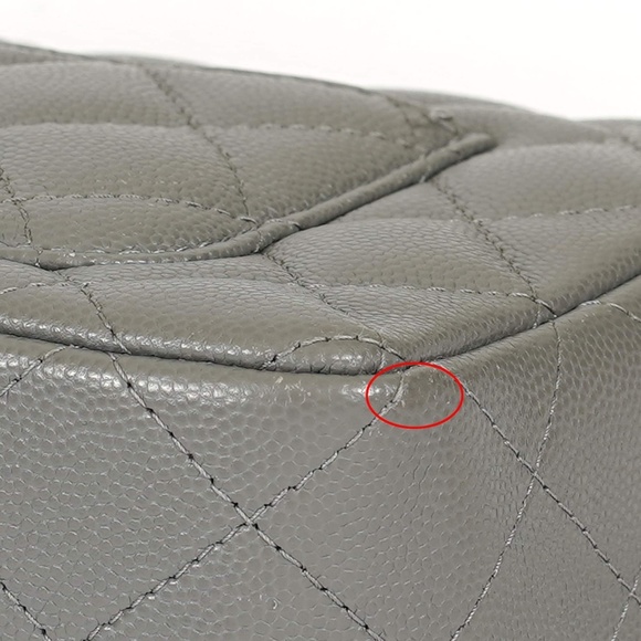 ❌SOLD❌17b Chanel Grey Mini Flap Bag - Picture 6 of 8